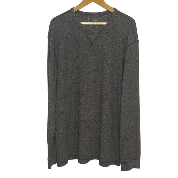 Sonoma Other - Sonoma Men’s Gray Waffle Knit Henley Size XXL Tall‎